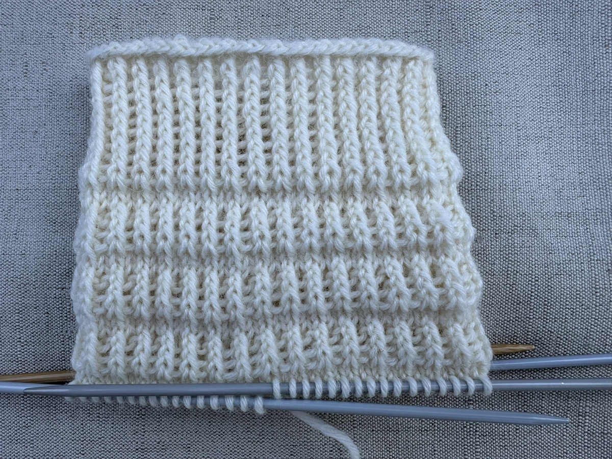 Strickprobe Sockenmuster 5