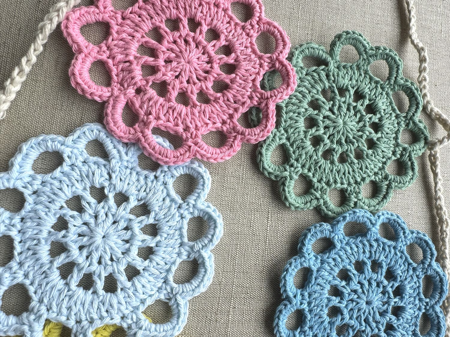 Details der Blütenkette